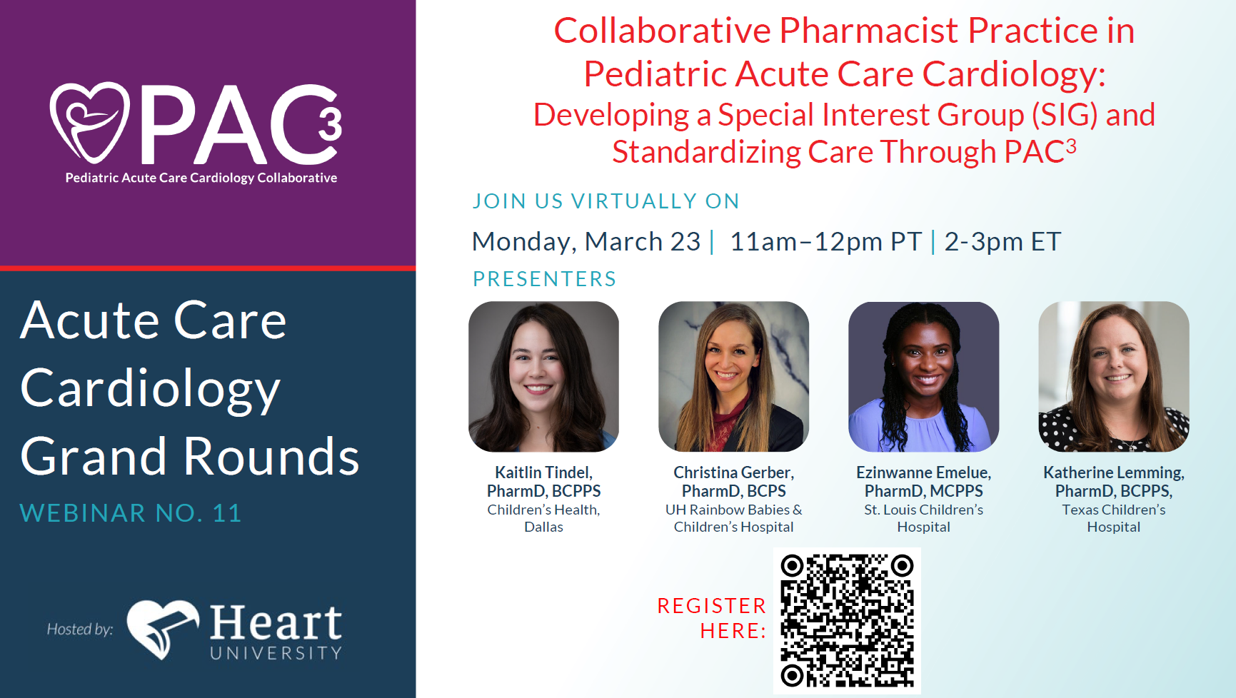 Collaborative Pharmacist Practice in Pediatric Acute Care Cardiology