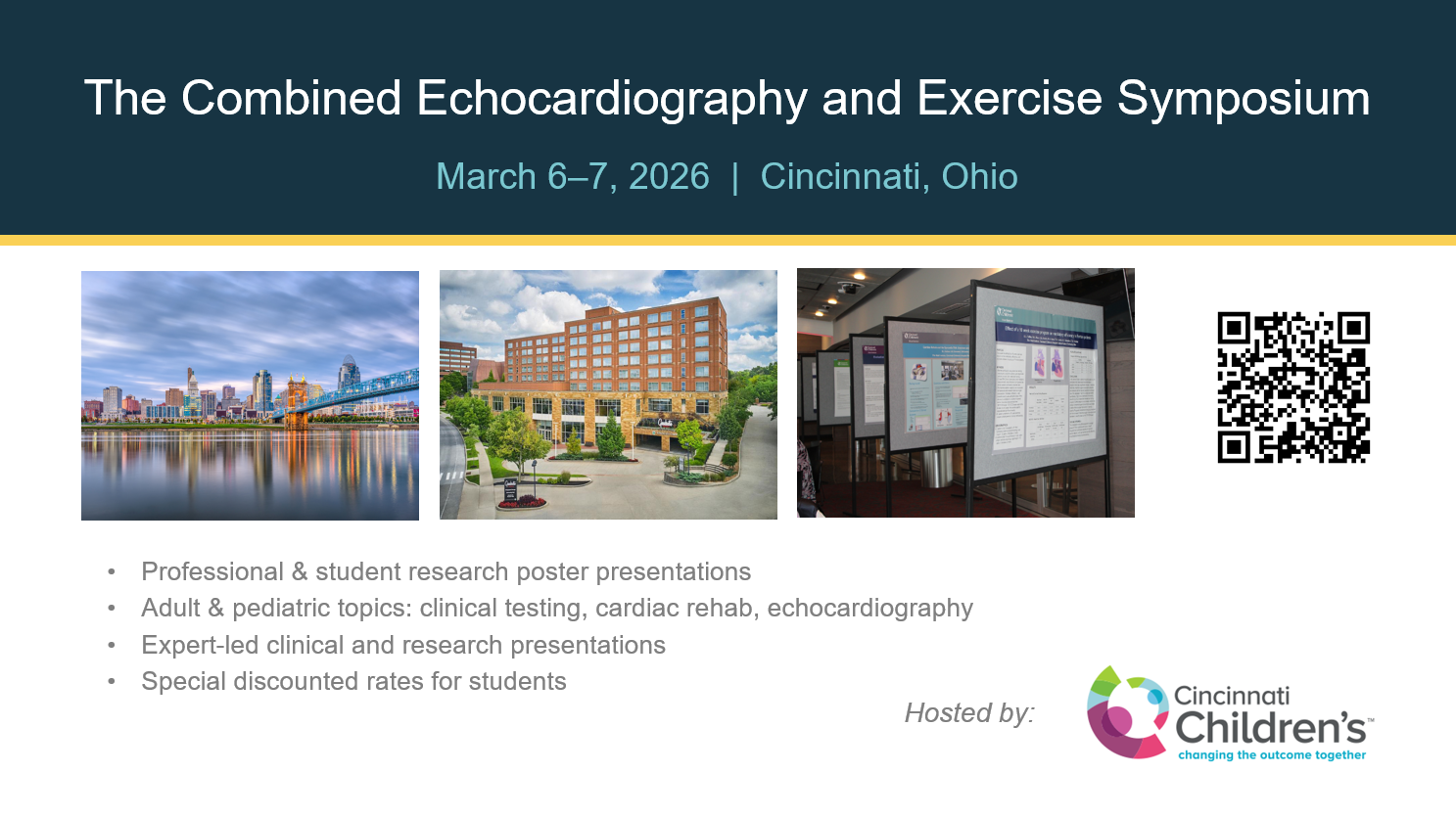 The Combined Echocardiography and Exercise Symposium